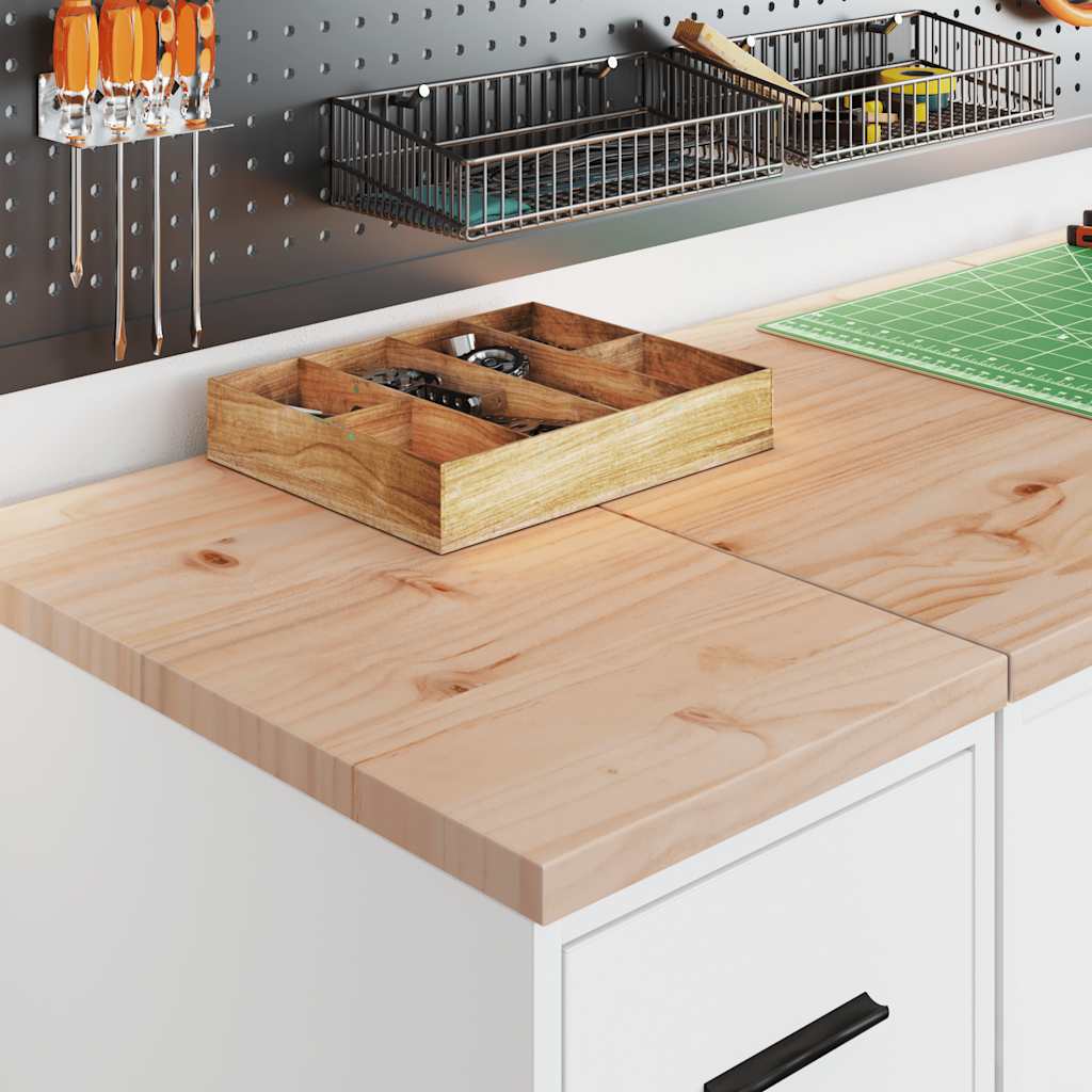 Vidaxx Garagenschrank 30x51x85 cm massives Kiefernholz weiß