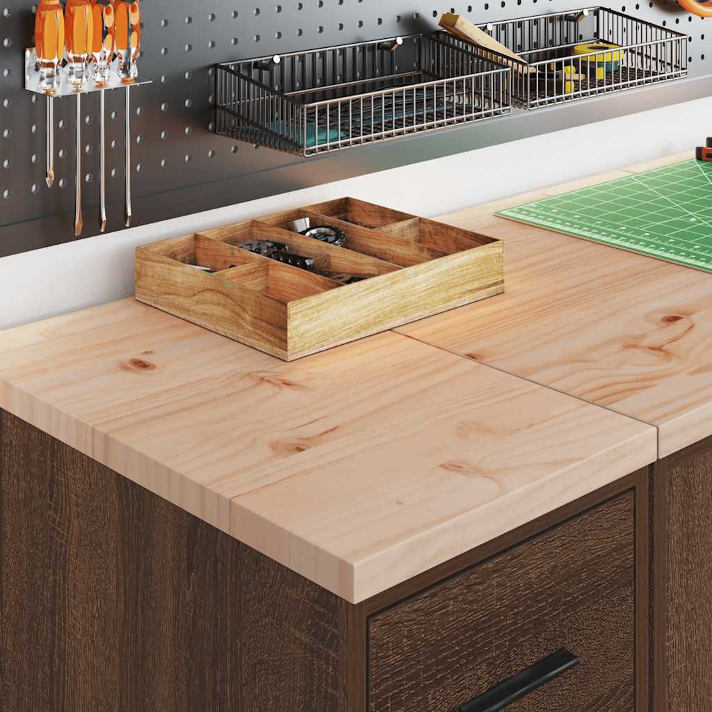 Vidaxx Garagenschrank 30x51x85 cm massives Kiefernholz, braune Eiche