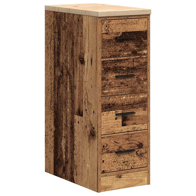 Vidaxx Garagenschrank 30x51x85 cm massives Kiefernholz Altholz