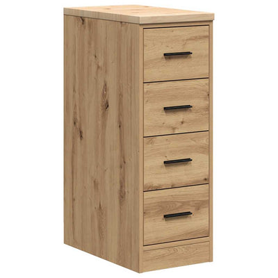 Vidaxx Garagenschrank 30x51x85 cm massives Kiefernholz Artisan Eiche gefärbt