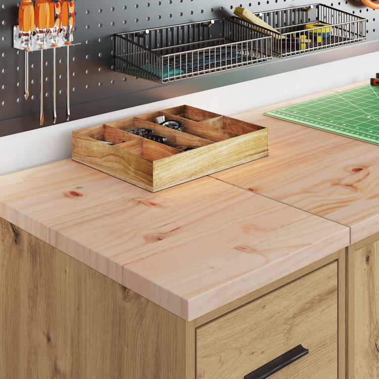 Vidaxx Garagenschrank 30x51x85 cm massives Kiefernholz Artisan Eiche gefärbt