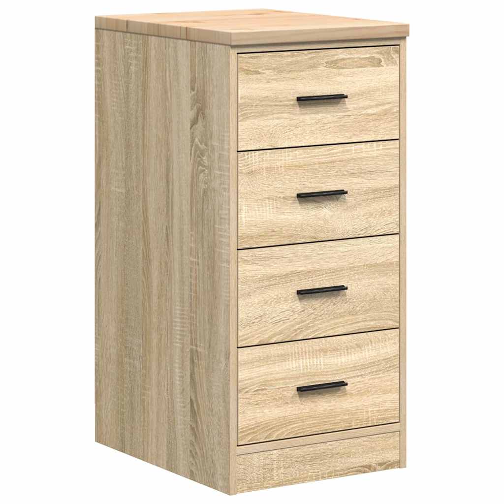 Vidaxx Garagenschrank 40x51x85 cm massives Kiefernholz Sonoma-Eiche farbig