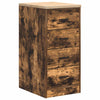 Vidaxx Garagenschrank 40x51x85 cm massives Kiefernholz, geräucherte Eiche