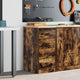 Vidaxx Garagenschrank 40x51x85 cm massives Kiefernholz, geräucherte Eiche