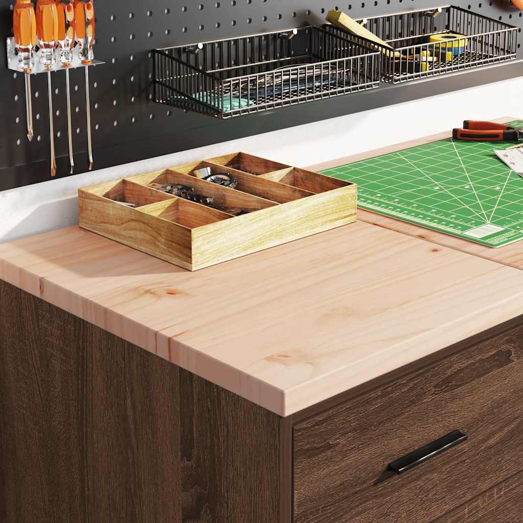 Vidaxx Garagenschrank 40x51x85 cm massives Kiefernholz, braune Eiche