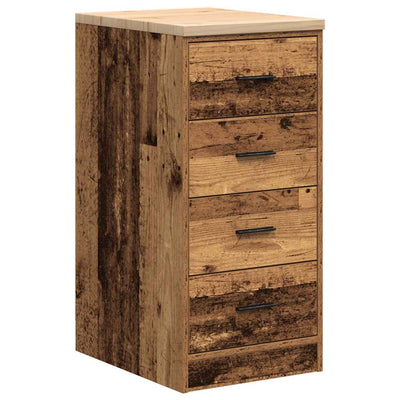 Vidaxx Garagenschrank 40x51x85 cm massives Kiefernholz Altholz