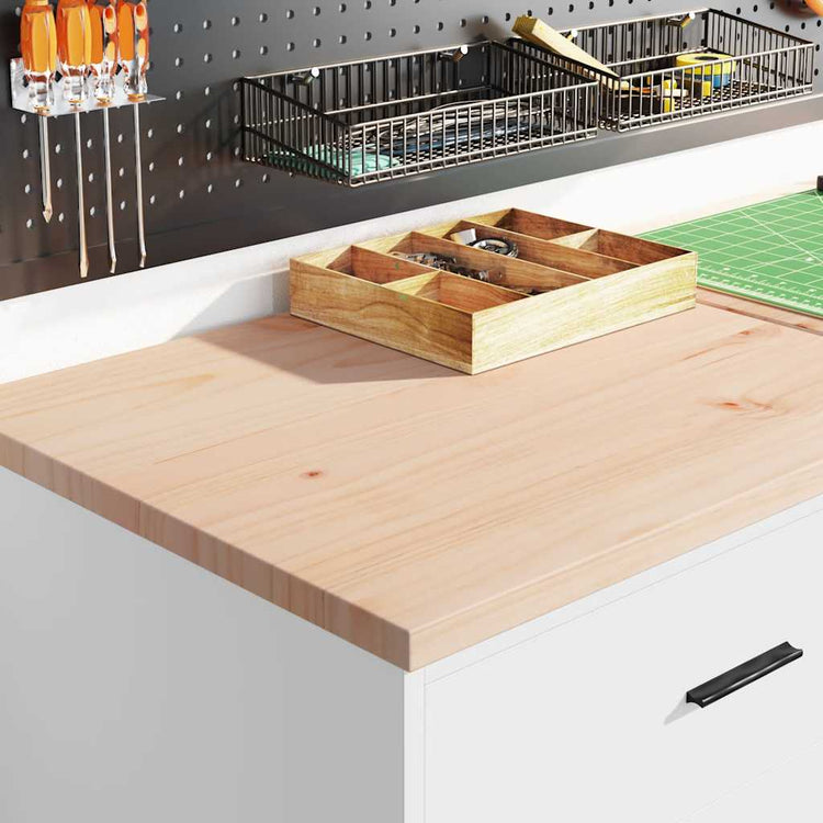 Vidaxx Garagenschrank 60x51x85 cm massives Kiefernholz weiß