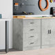 Vidaxx Garagenschrank 60x51x85 cm massives Kiefernholz betongrau