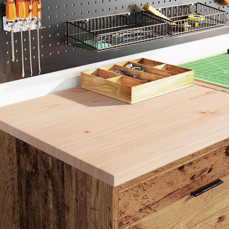 Vidaxx Garagenschrank 60x51x85 cm Kiefer massiv Altholz