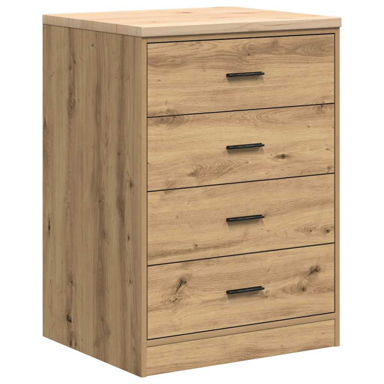 Vidaxx Garagenschrank 60x51x85 cm massives Kiefernholz Artisan Eiche gefärbt