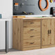 Vidaxx Garagenschrank 60x51x85 cm massives Kiefernholz Artisan Eiche gefärbt