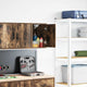 Vidaxx Garagen-Wandschrank aus Holz, geräucherte Eiche
