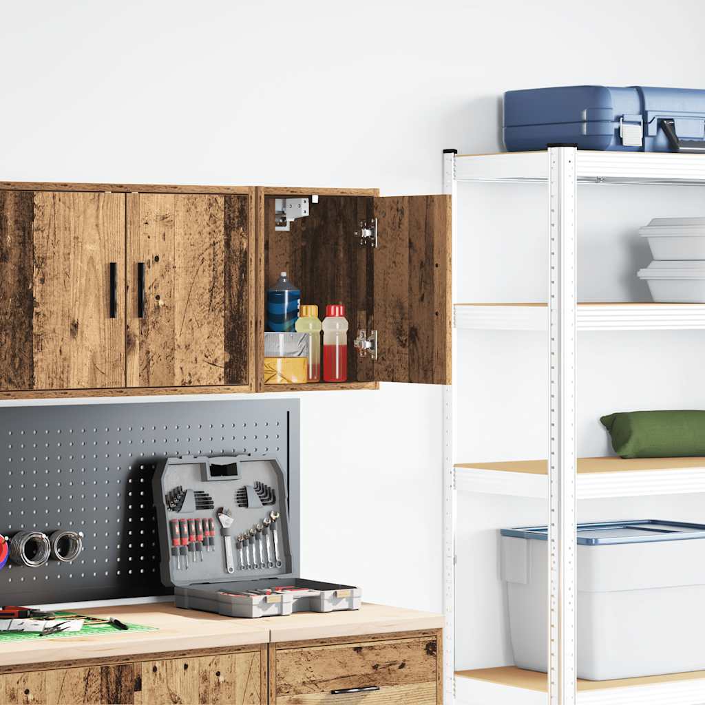 Vidaxx Garagen-Hängeschrank verarbeitetes Holz Altholz