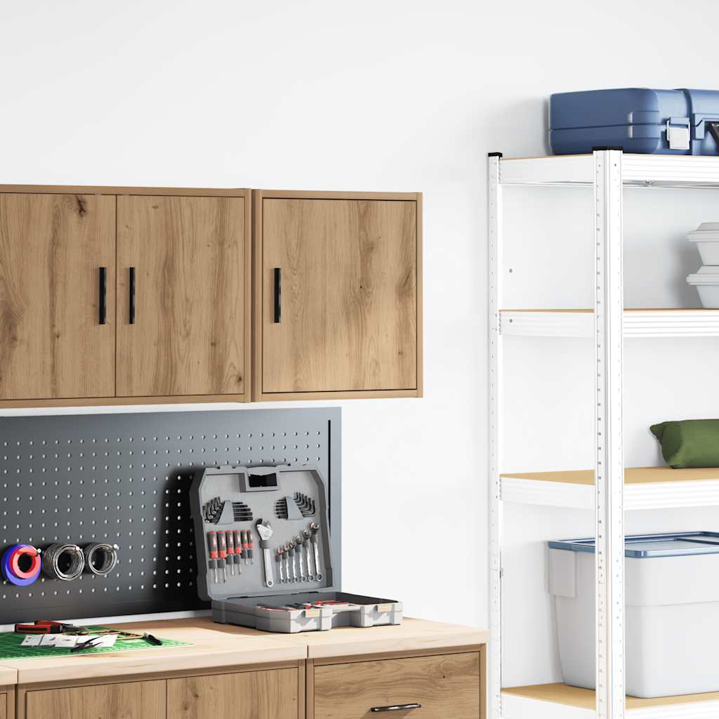 Vidaxx Garagen-Wandschrank aus handgefertigtem Eichenholz