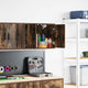 Vidaxx Garagen-Wandschrank aus Holz, geräucherte Eiche