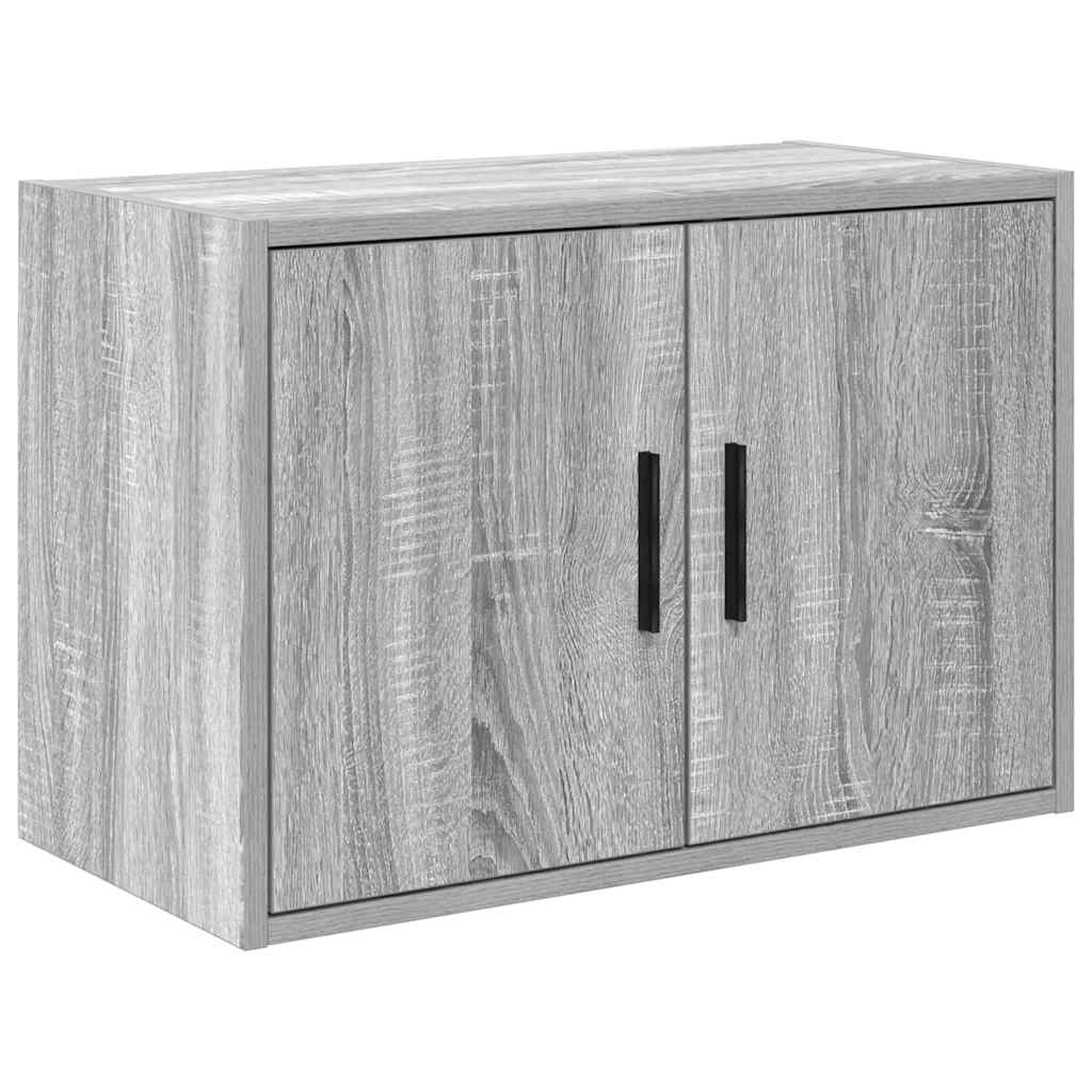 VidaXL Garagenwandschrank aus Holz, grau Sonoma