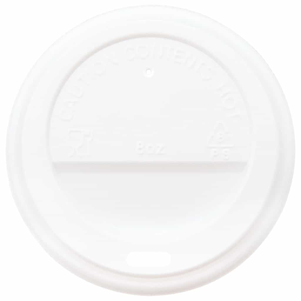 VidaXL Papierkaffeetassen mit Deckel 1000 Stück 8oz 240 ml
