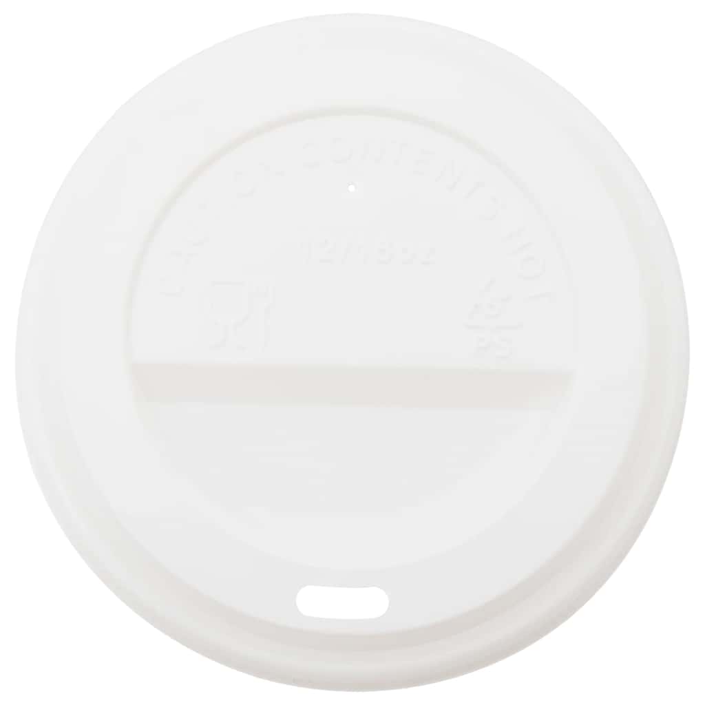VidaXL Papierkaffeetassen mit Deckel 1000 Stück 16oz 400 ml