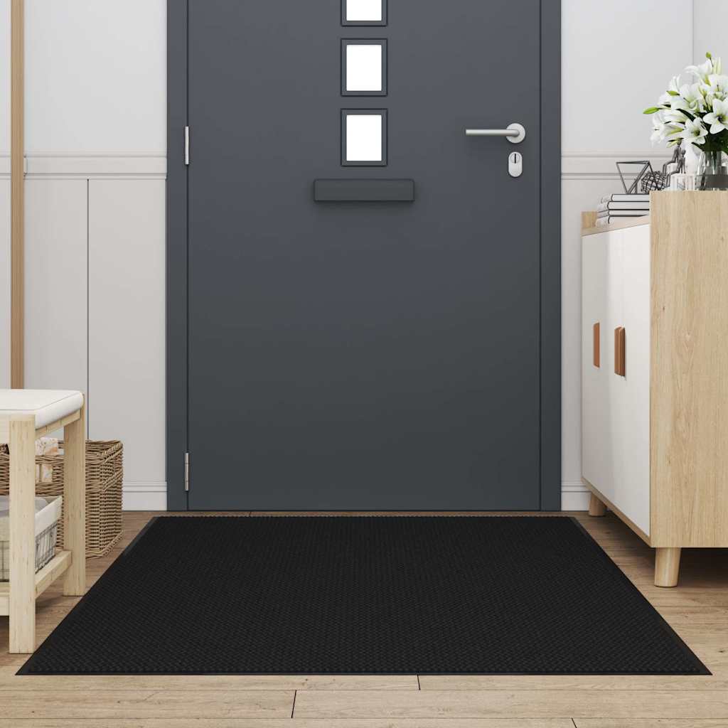 Vidaxx Fußmatte 115x200 cm schwarz