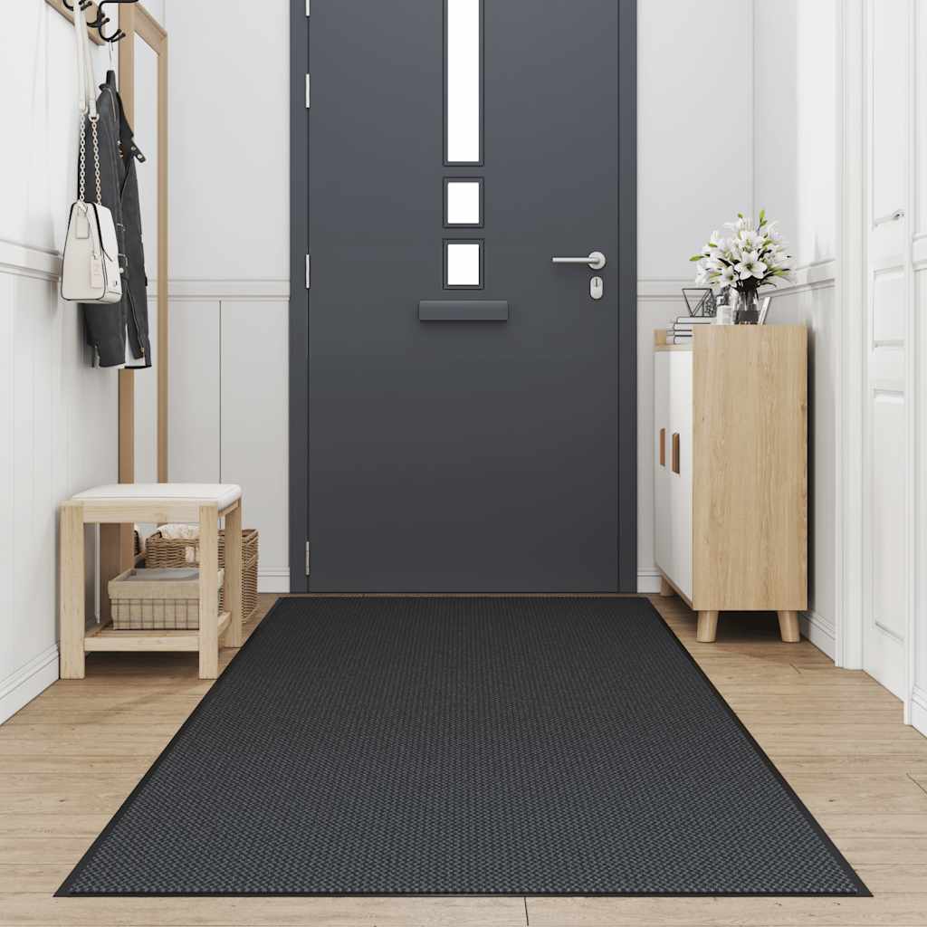 Vidaxx Fußmatte 115x400 cm schwarz