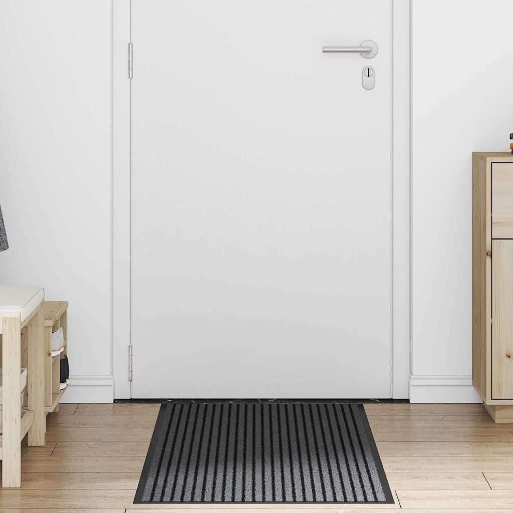 Vidaxx Fußmatte schwarz 60 x 180 cm Polypropylen