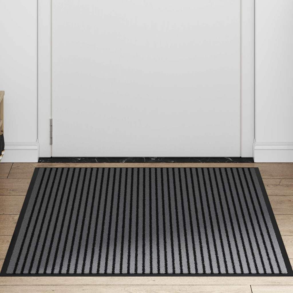 Vidaxx Fußmatte schwarz 80 x 120 cm Polypropylen