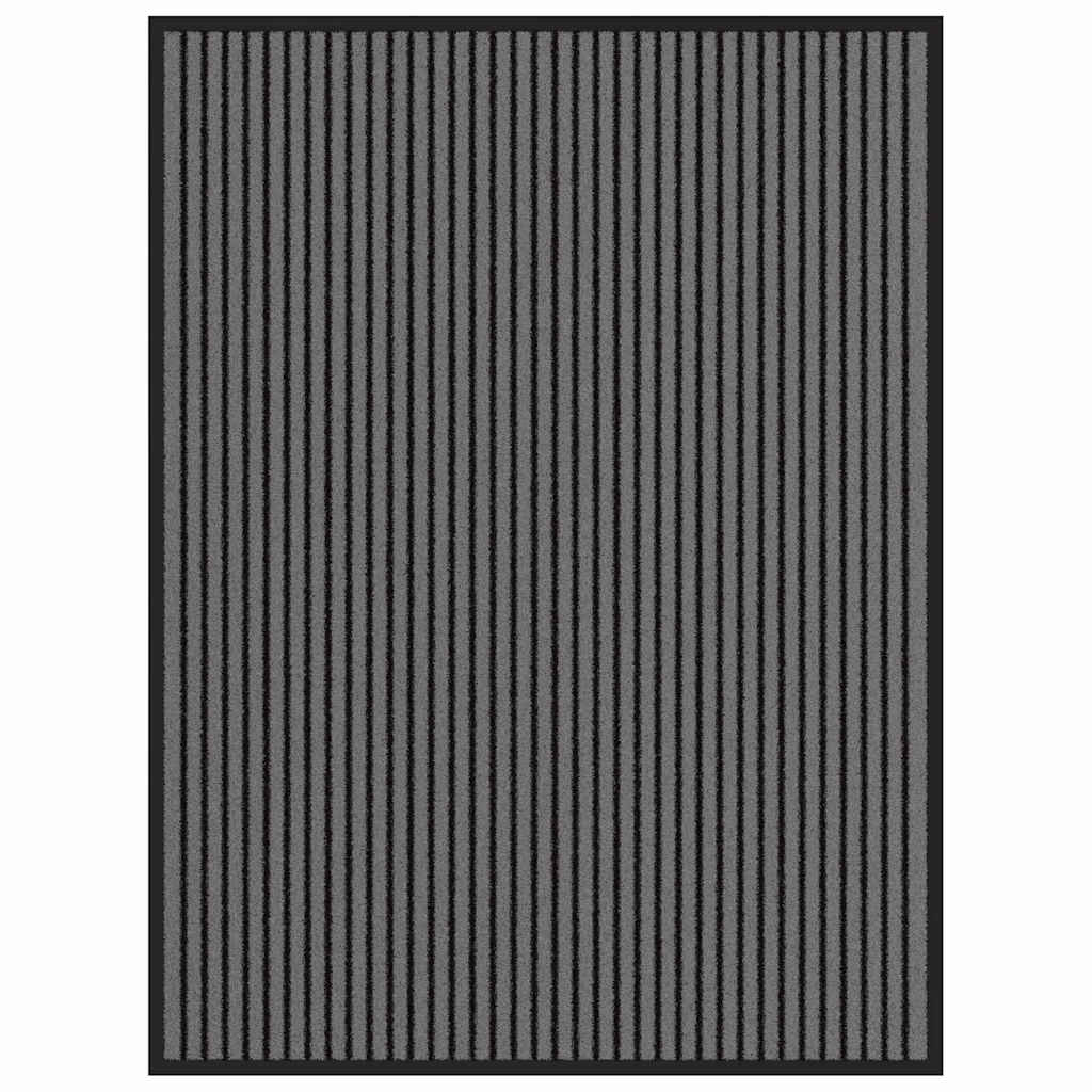 Vidaxx Fußmatte schwarz 80 x 120 cm Polypropylen