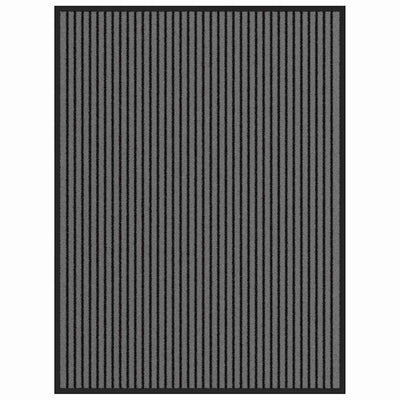Vidaxx Fußmatte schwarz 80 x 120 cm Polypropylen
