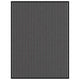 Vidaxx Fußmatte 90x120 cm gestreift schwarz und grau