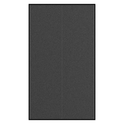 Vidaxx Fußmatte 115x200 cm Streifen schwarz und grau