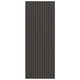 Vidaxx Fußmatte 115x300 cm gestreift schwarz und grau