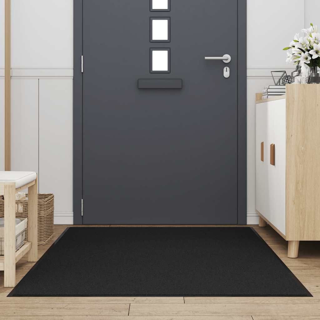 Vidaxx Fußmatte 115x200 cm schwarz