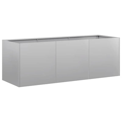 Vidaxx Pflanzgefäß 120x40x40 cm aus verzinktem Stahl