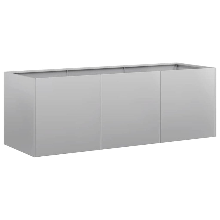 Vidaxx Pflanzgefäß 120x40x40 cm aus verzinktem Stahl