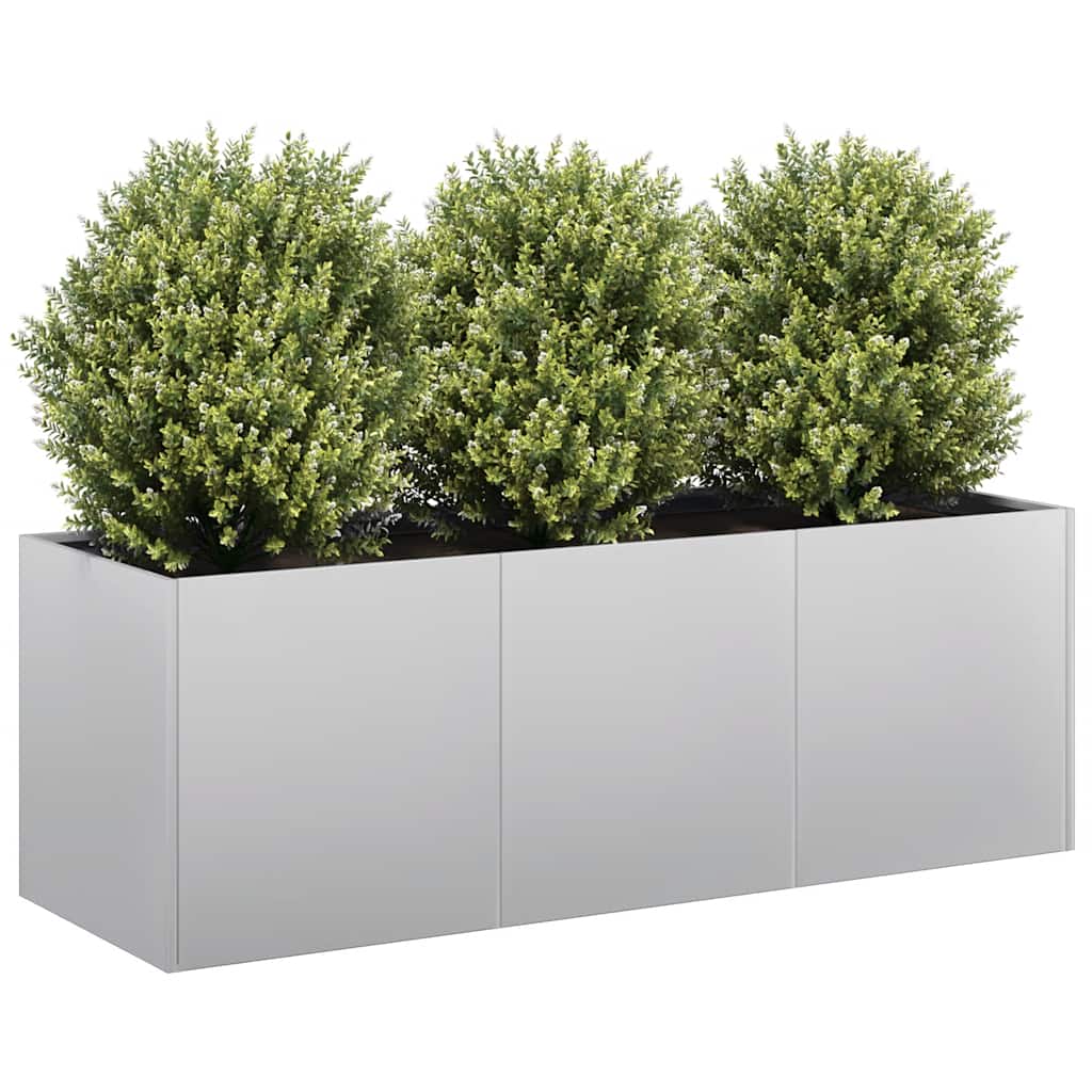 Vidaxx Pflanzgefäß 120x40x40 cm aus verzinktem Stahl
