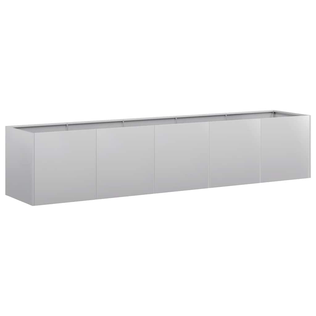Vidaxx Pflanzgefäß 200x40x40 cm aus verzinktem Stahl