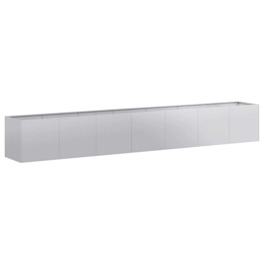 Vidaxx Pflanzgefäß 280x40x40 cm aus verzinktem Stahl