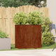 Vidaxx Pflanzgefäß rostig 80x40x80 cm wetterfester Stahl