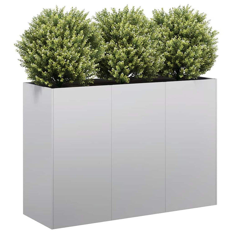 Vidaxx Pflanzgefäß 120x40x80 cm aus verzinktem Stahl