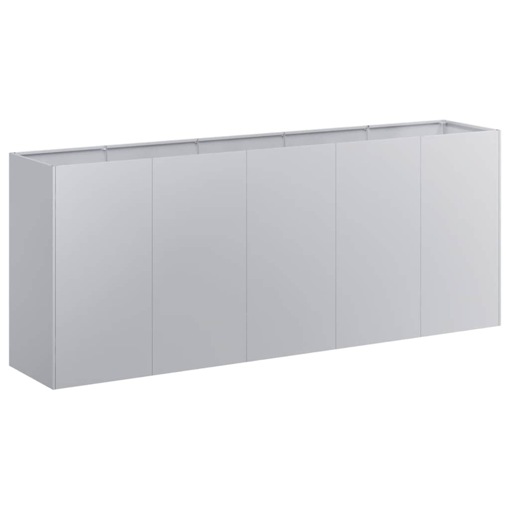 Vidaxx Pflanzgefäß 200x40x80 cm aus verzinktem Stahl