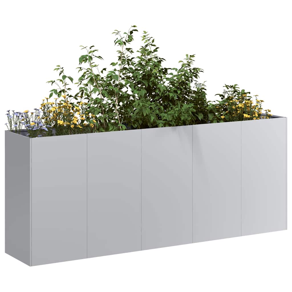 Vidaxx Pflanzgefäß 200x40x80 cm aus verzinktem Stahl