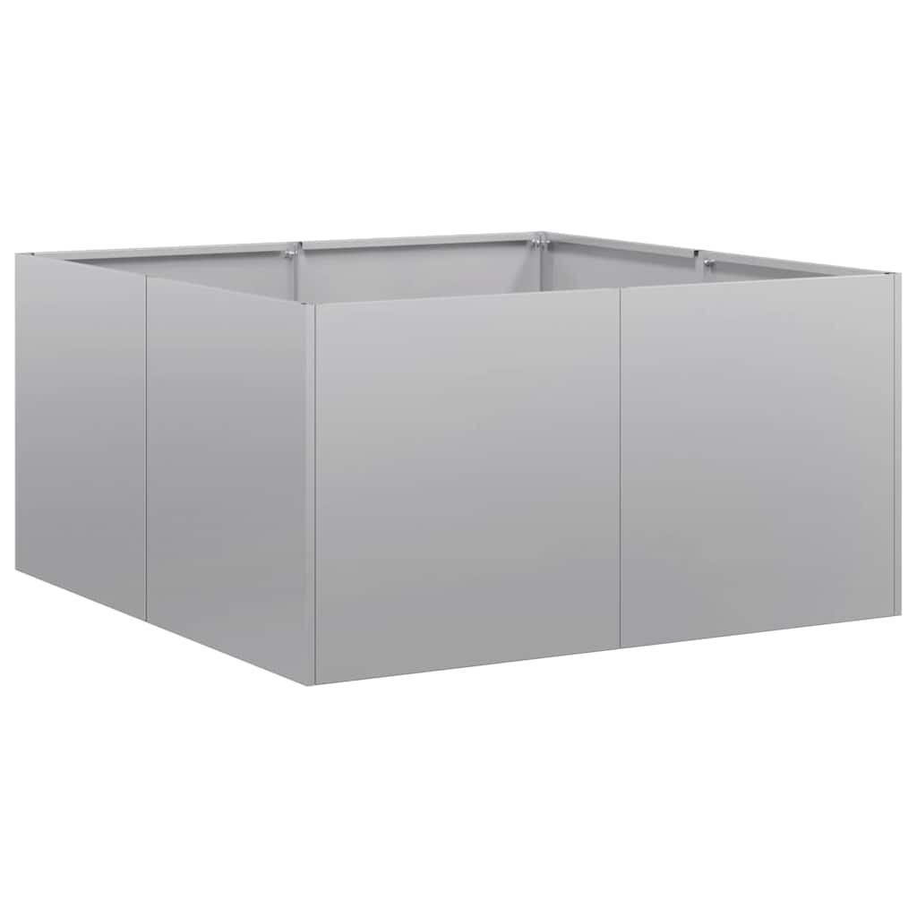 Vidaxx Pflanzgefäß 80x80x40 cm aus verzinktem Stahl