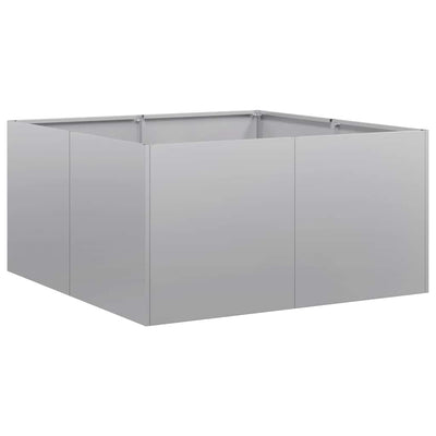 Vidaxx Pflanzgefäß 80x80x40 cm aus verzinktem Stahl