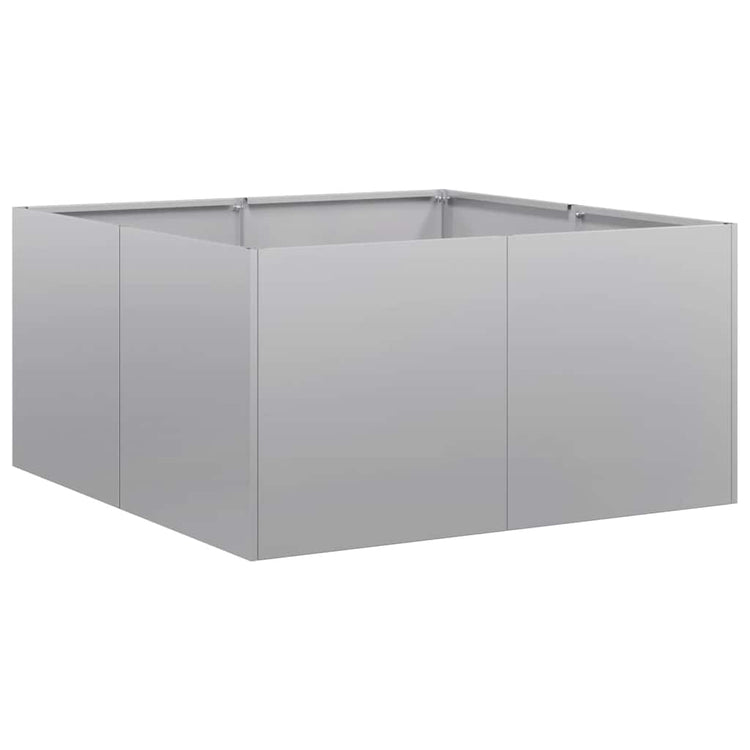 Vidaxx Pflanzgefäß 80x80x40 cm aus verzinktem Stahl