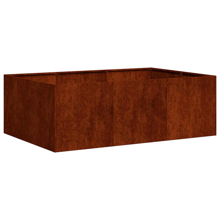 Vidaxx Pflanzgefäß rostig 120x80x40 cm wetterfester Stahl