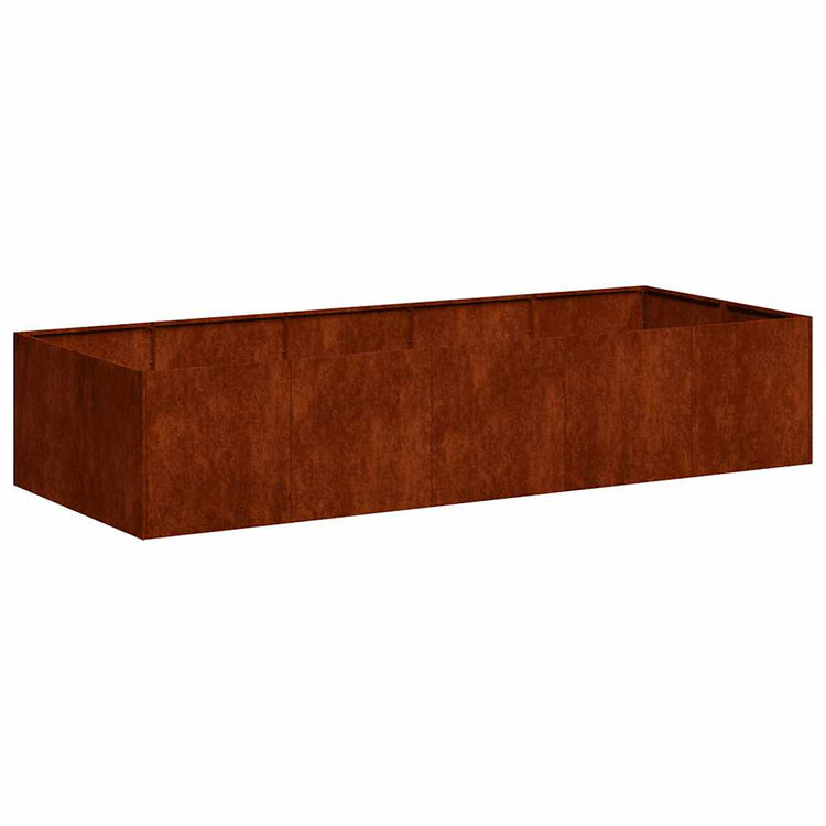 Vidaxx Pflanzgefäß rostig 200x80x40 cm wetterfester Stahl