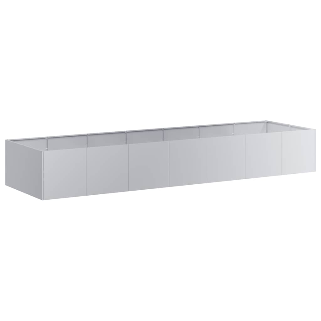 Vidaxx Pflanzgefäß 280x80x40 cm aus verzinktem Stahl