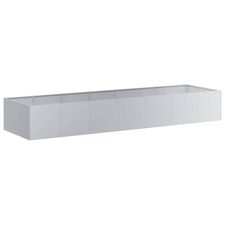 Vidaxx Pflanzgefäß 280x80x40 cm aus verzinktem Stahl