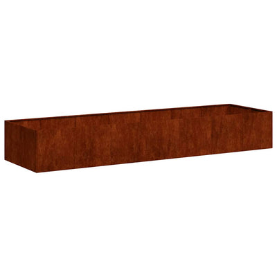 Vidaxx Pflanzgefäß rostig 280x80x40 cm wetterfester Stahl