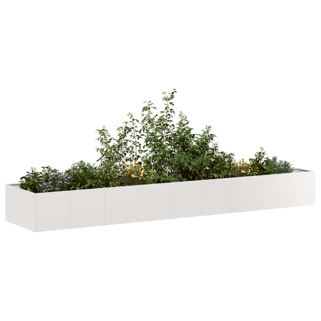 Vidaxx Pflanzgefäß 360x80x40 cm Edelstahl